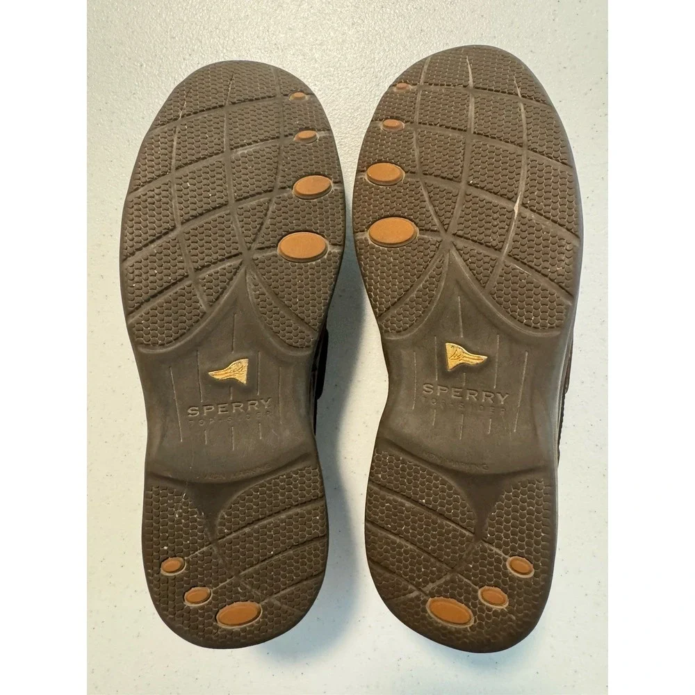 Sperry Gold Cup ASV Amaretto Men's Size 10.5 M Leather Boat Shoes Preppy Sailing